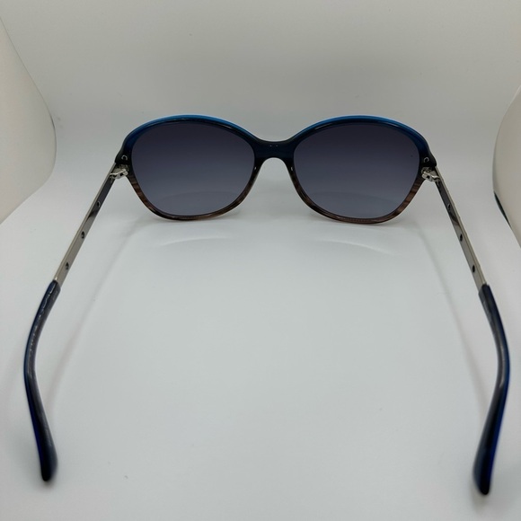 Bebe Kicking It Blue Brown Tortoise Sunglasses - Picture 5 of 7